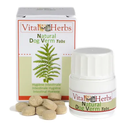 Natural Dog'Verm TABS Chiens & Chats Vital Herbs