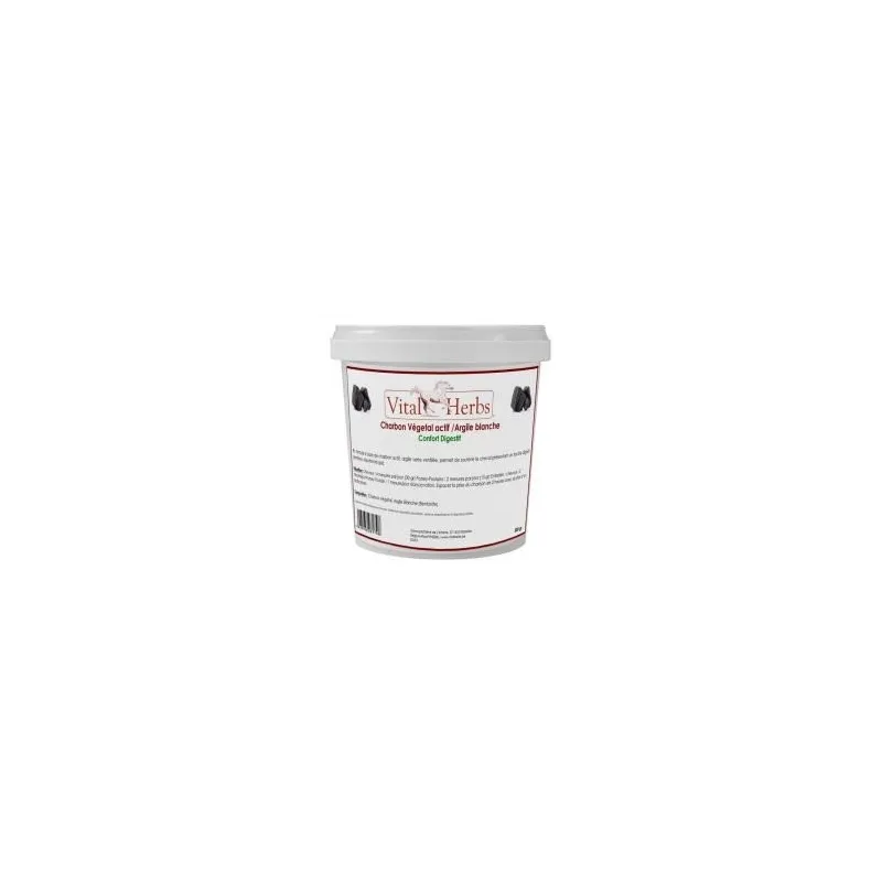 Charbon végétal actif - Argile blanche Vital Herbs