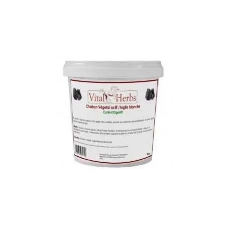 Charbon végétal actif - Argile blanche Vital Herbs