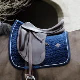 TAPIS KENTUCKY BASIC VELVET DRESSAGE BLEU MARINE