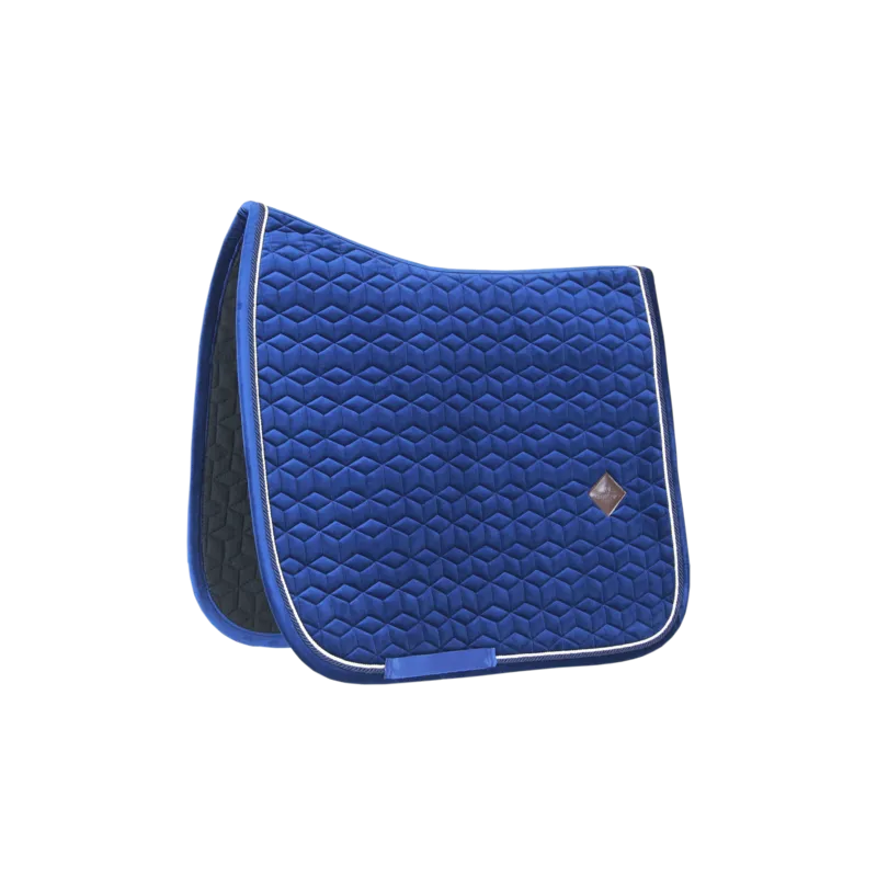 TAPIS KENTUCKY BASIC VELVET DRESSAGE BLEU MARINE