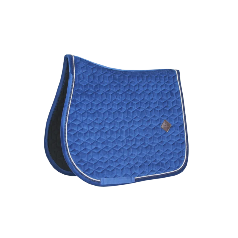 Tapis KENTUCKY Basic Velvet MIXTE BLEU MARINE