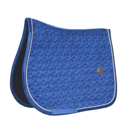 Tapis KENTUCKY Basic Velvet MIXTE BLEU MARINE