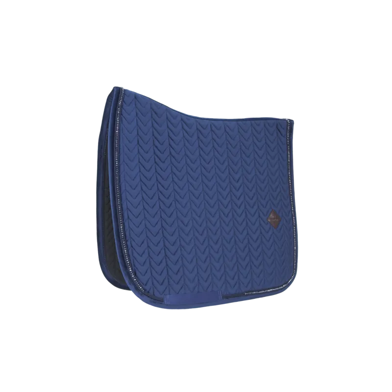 Tapis KENTUCKY Velvet Pearls Dressage BLEU MARINE