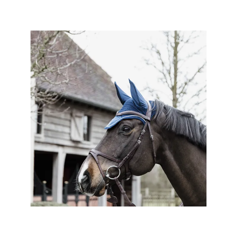 Bonnet KENTUCKY Basic Velvet BLEU MARINE