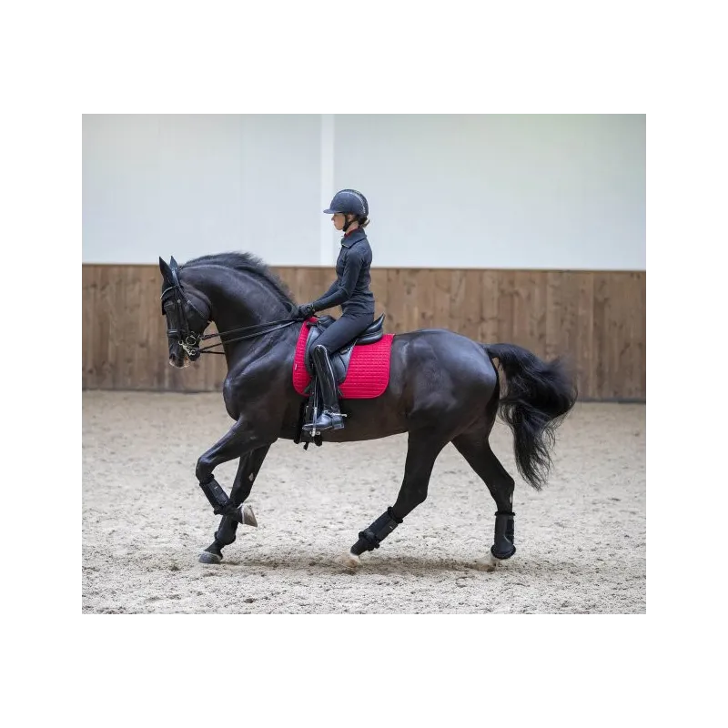 Tapis LeMieux RED CHILLI Classic Suede DRESSAGE