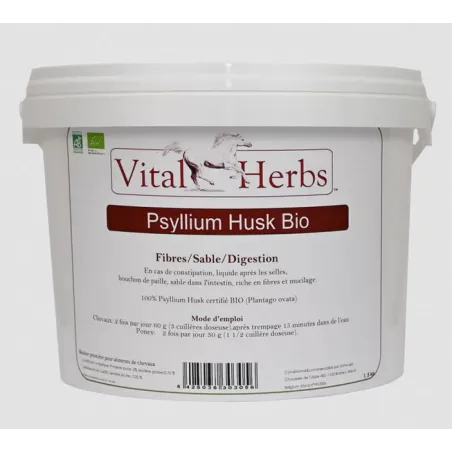 Psyllium Husk Biologique Vital Herbs