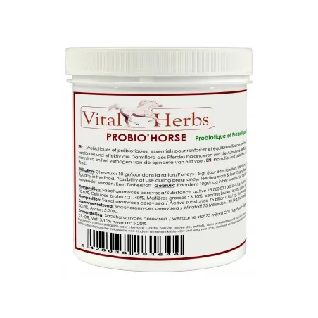 Probio'Horse probiotique 600gr Vital Herbs